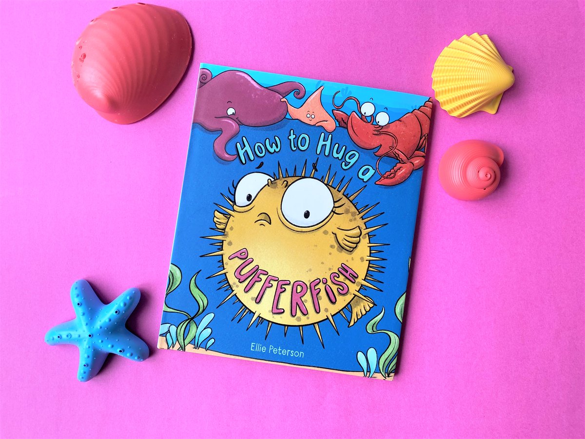 A group of underwater friends learn to ask for permission before showing their prickly, pufferfish pal some love in <a href="/elliepeterson/">Ellie Peterson</a>'s HOW TO HUG A PUFFERFISH 🐡🐠 This delightful and funny look at consent and body autonomy is out now! bit.ly/367nhf0