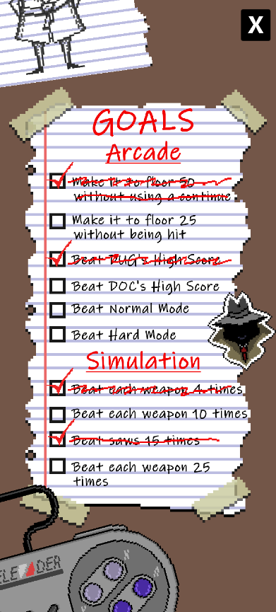AnimationMW's tweet photo. Added goals to #ElevaderGame and created a rad Goals Page to display them! Now you will be able to unlock new game modes and features when you complete the goals! #gamedev #indiegames #indiegamedev #madewithunity #ArtistOnTwitter #indiedev #gamegoals https://t.co/NY1V0e24dS