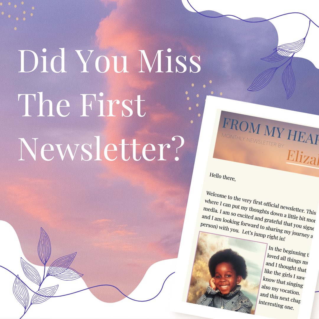 THE FIRST NEWSLETTER WENT OUT TODAY 💖🥰🥳… 

You can still sign up for the next edition coming out next month (link below)… looking forward to connecting and sharing my journey.

bit.ly/3NALbAU

😊

#newsletter #thisisme #indieartist #build #music #elizabethchadamusic