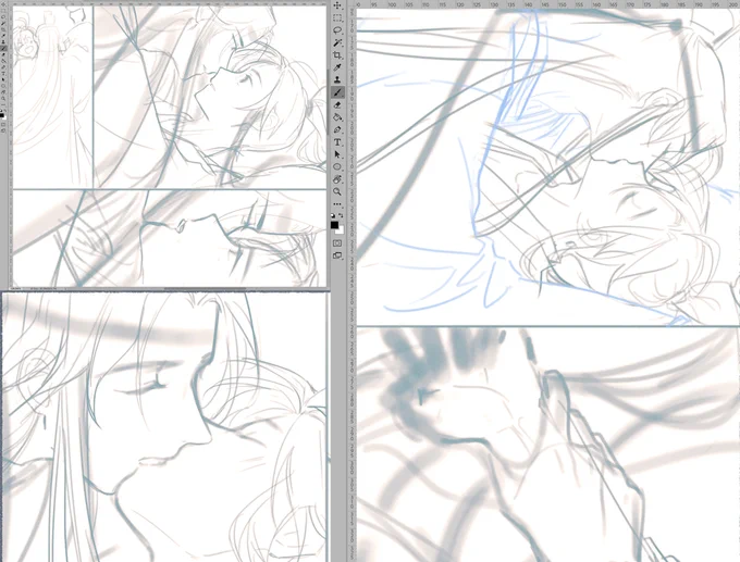 omg in my comic script it was supposed to be a short kithhhh but now idk how to end it things escalating too fast its getting out of hand idk how to get wwx out of he situation bye ur a goner 😔 