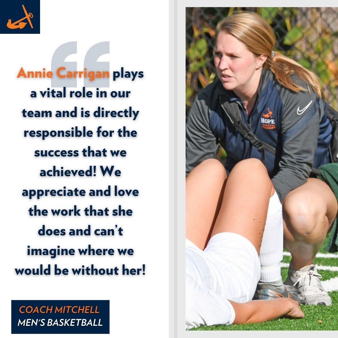 HopeAthletics's tweet photo. Sending 🧡 out to our ATs for National Athletic Training month and to thank them for their amazing work with our programs!

#BeStrongBeTrue https://t.co/OfHbPy8SOQ