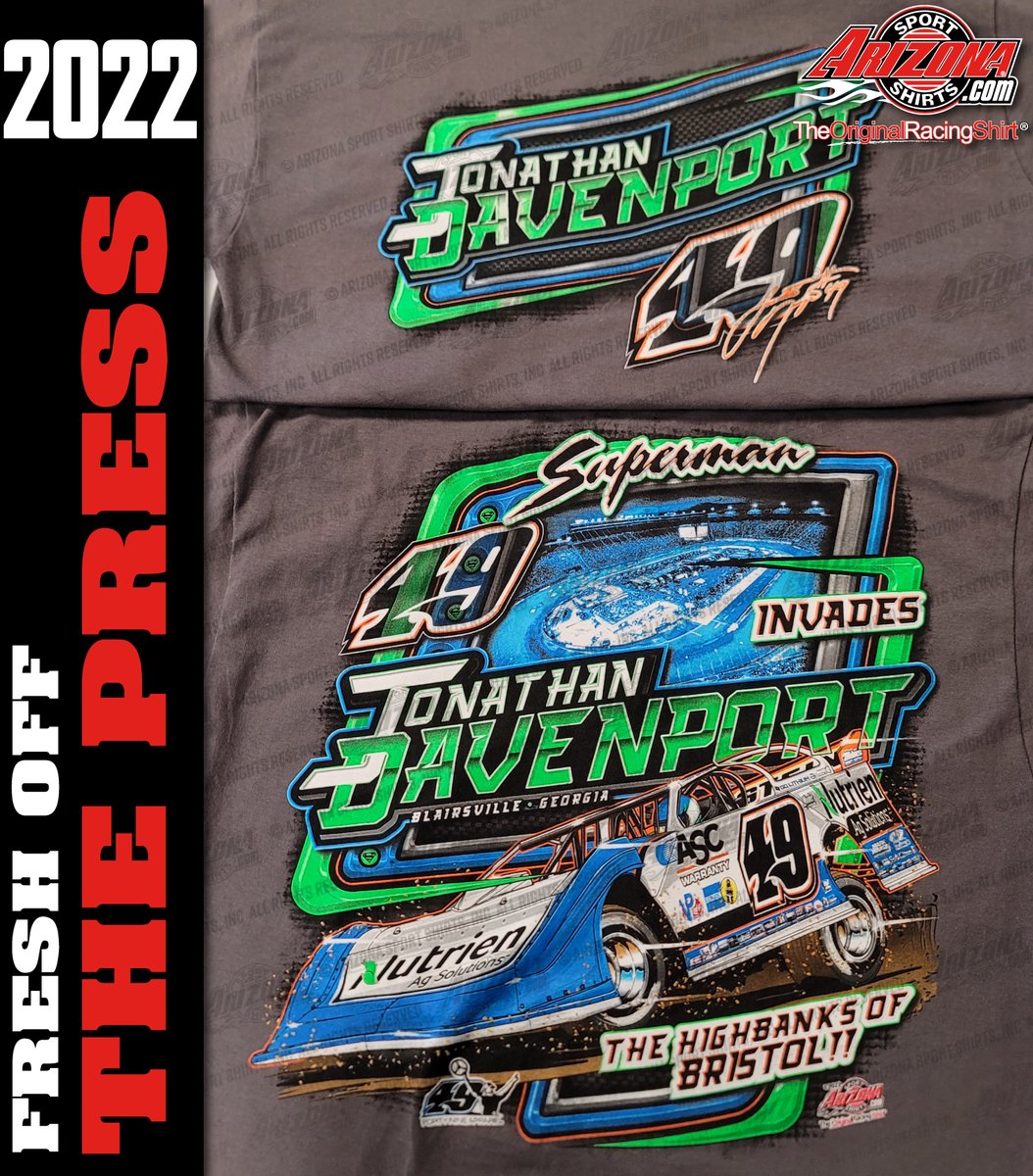 .@TheFast49 invades the highbanks of Bristol!

Get this new shirt while at Bristol Motor Speedway or on his website: https://t.co/kZlw9d3i6Z

#TheOriginalRacingShirt https://t.co/fr4J96k5wL