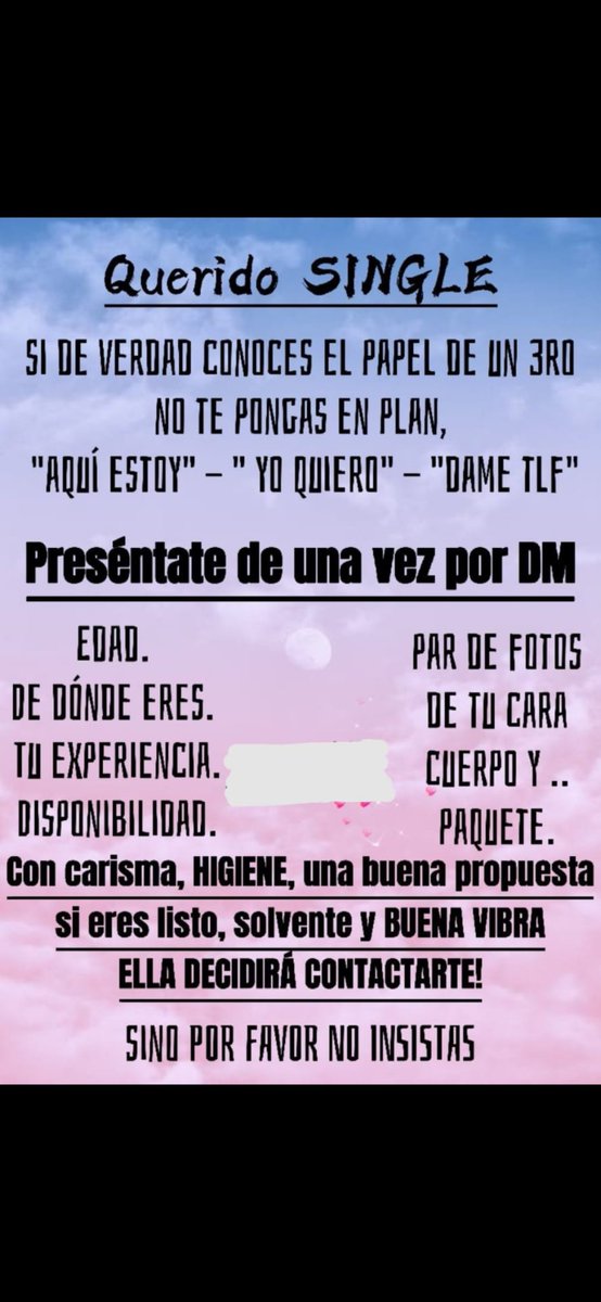 sofiasjsw's tweet photo. @Wualdo87210254 Cuando gustes solo pedimos estos requisitos https://t.co/n4xQ0kgE4T