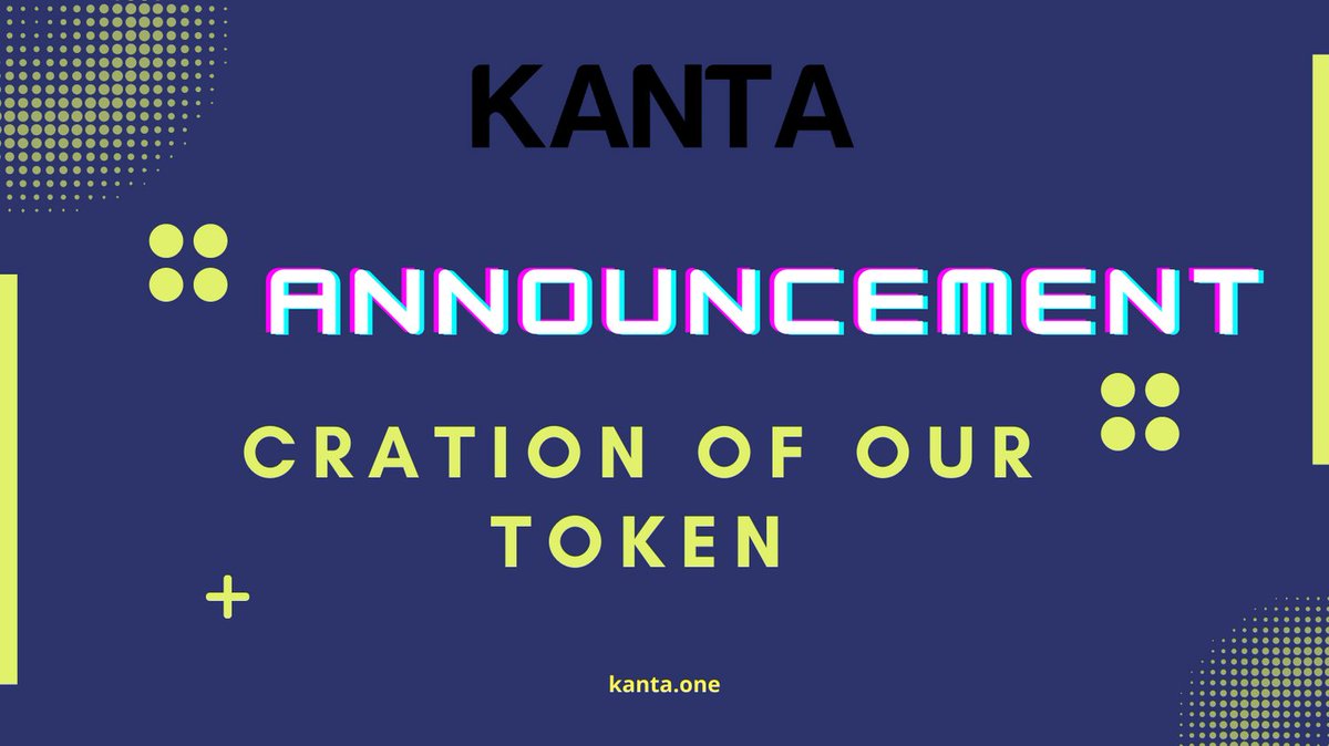 _kanta_one's tweet photo. We are excited to announce that we just crated KANTA token and are proceeding well towards our ILO goal and work regarding our project. https://t.co/gU2cDGprLo