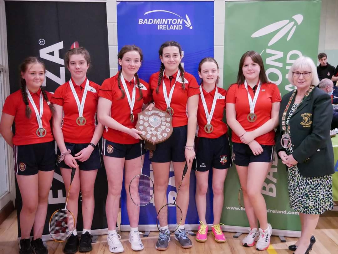 PresThurles's tweet photo. All-Ireland Champions💪🏆!! Congratulations to our U14 Badminton Team who today, won the Forza All-Ireland Badminton Schools Finals in Gormanston, County Meath. They defeated Ulster 6-0 and Leinster 5-1. https://t.co/5ZkiNfF9B9