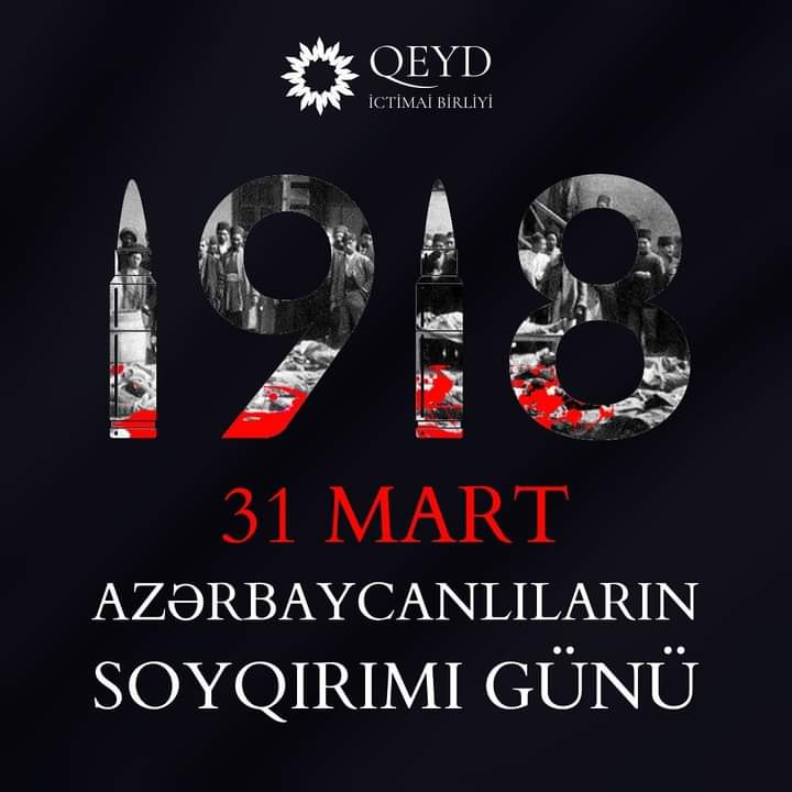 NarmeenHasanova's tweet photo. ▪️31 Mart-Azərbaycanlıların Soyqırımı Günüdür.
#31March
#MarchGenocide https://t.co/hzqeFY3n0e