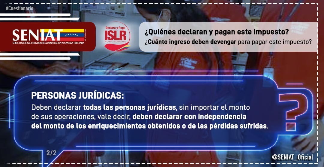 jdavidcabello's tweet photo. Hago un llamado a los contribuyentes para que realicen su declaración y pago del #ISLR en el tiempo establecido y eviten sanciones. El proceso es rápido y sencillo. #DeclaraYPagaElISLR https://t.co/8JqcijZk2Z