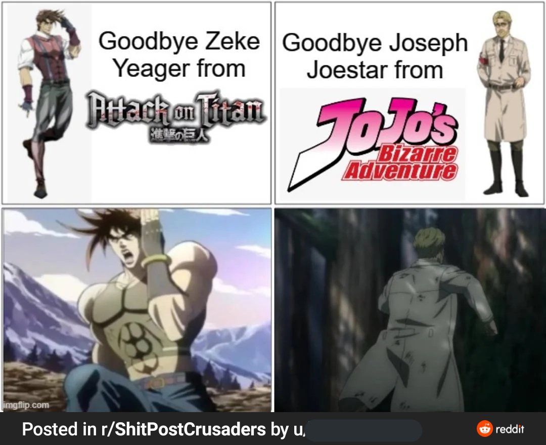 Goodbye : r/ShitPostCrusaders