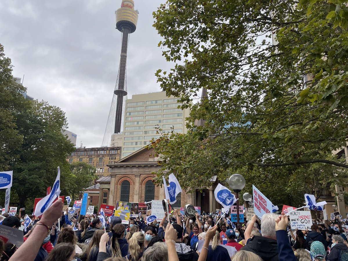KoadyWilliams's tweet photo. Enough is enough. It’s time for the Perrottet government to listen to their nurses and midwives.  

Nurses and midwives are fighting for patient safety and shift by shift ratios 1:3 in ED, 1:4 on the floor, 1:1 in ICU #strikeforratios #nswpol https://t.co/S99Cplvnsn