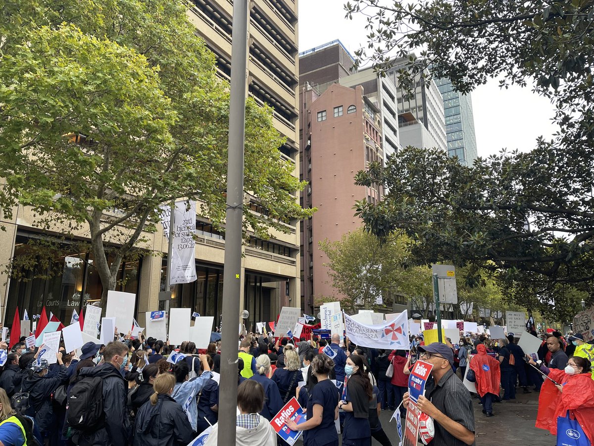 KoadyWilliams's tweet photo. Enough is enough. It’s time for the Perrottet government to listen to their nurses and midwives.  

Nurses and midwives are fighting for patient safety and shift by shift ratios 1:3 in ED, 1:4 on the floor, 1:1 in ICU #strikeforratios #nswpol https://t.co/S99Cplvnsn