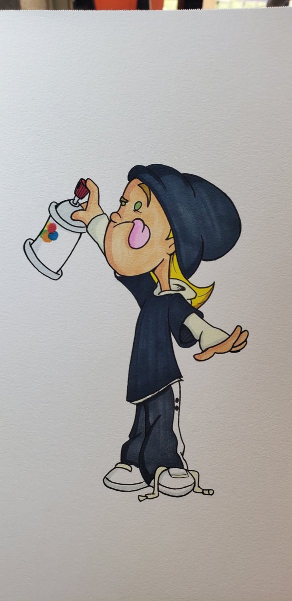 DisgruntledProj's tweet photo. Working on something "special " staring @ThatKevinSmith @JayMewes @ernieodonnell7 and @michaelzapcic that I'm going to donate to @The_SecretStash Fan Art room when I visit in May. #stashbash #viewaskewniverse #fanart https://t.co/JfeXjHezsg