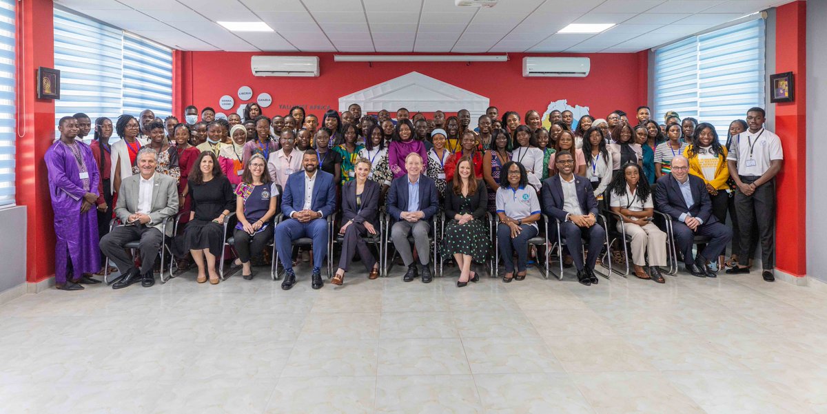 BradSmi's tweet photo. Today I spent time in Ghana with @YALINetwork entrepreneurs who are developing new skills to help spur growth and prosperity, strengthen democratic values, and enhance peace and security across Africa. These young leaders represent a bright future for Africa and the entire world. https://t.co/TyuyMRqIeb