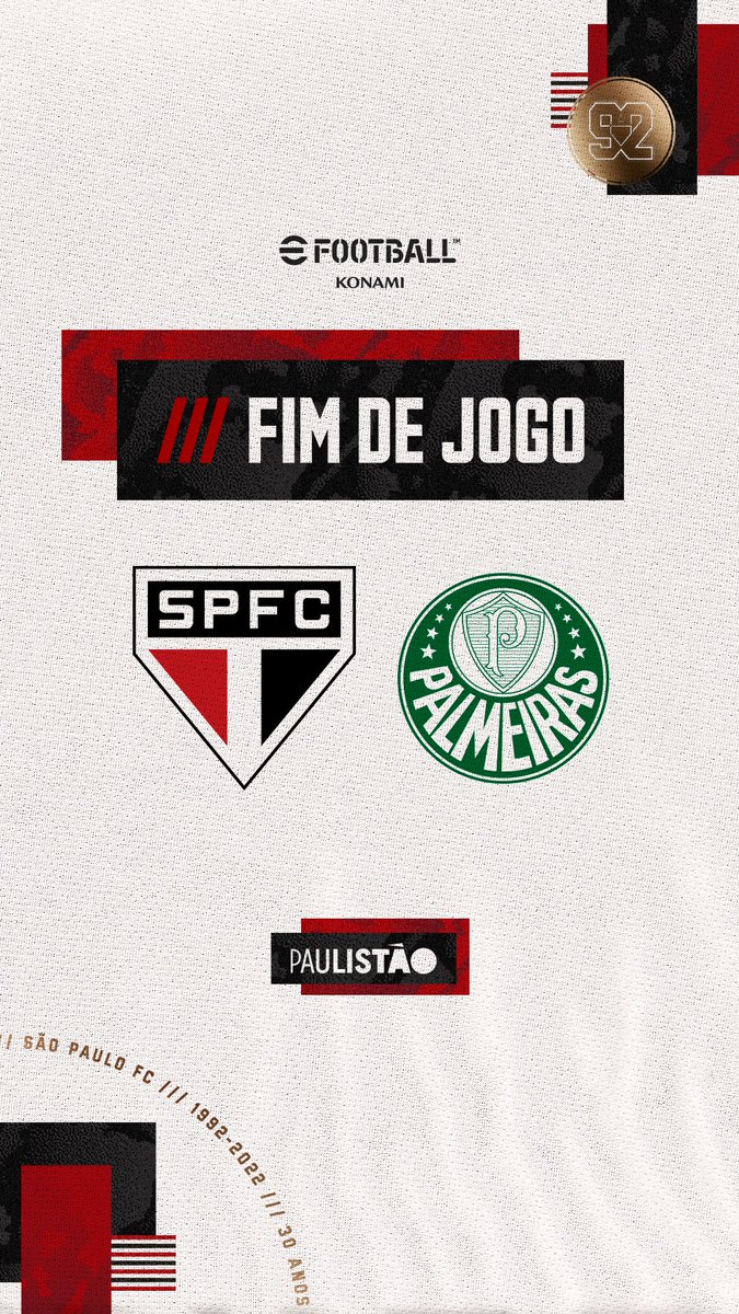 Fim de jogo! #SPFCxPAL (3x1)

A partida decisiva acontece no domingo (03), às 16h, no Allianz Parque. 

⚽⚽ Calleri
⚽ Pablo Maia

#VamosSãoPaulo 🇾🇪