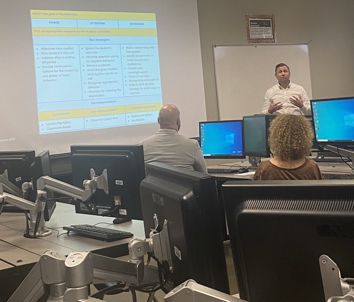AngeeB's tweet photo. Privilege to have @GJBenner to deliver Social-Emotional Learning professional development @TCTATuscaloosa. Very useful strategies were shared w/our faculty. (SEL also goes hand-in-hand w/career development as it also hones employability traits and skills). #simulatedworkplace https://t.co/FFkznSCu7C