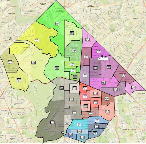 W4Redistricting's tweet photo. 😍 Our #Ward4Redistricting final recommendation map was passed unanimously by our Task Force! Now it goes to DC Council. More in the thread below... 🧵 https://t.co/MviqQYTLnW