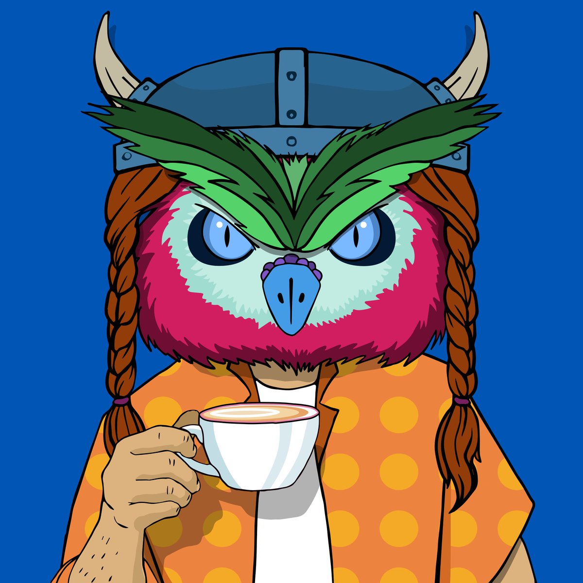 The Marathon continues!!!
Owlz #2173 by <a href="/fursiq/">Angelina Fursova</a> Owlz Collection

1. Check out <a href="/owlz_tez/">OWLZ</a> and the collection available!
2. Verify Ottez Membership on Discord (Members Only Giveaway)
3. Join in the #Giveaways tab in the Discord on Wednesday to enter

#tezos  #CleanNFT <a href="/OTTEZnft/">Ottez</a>