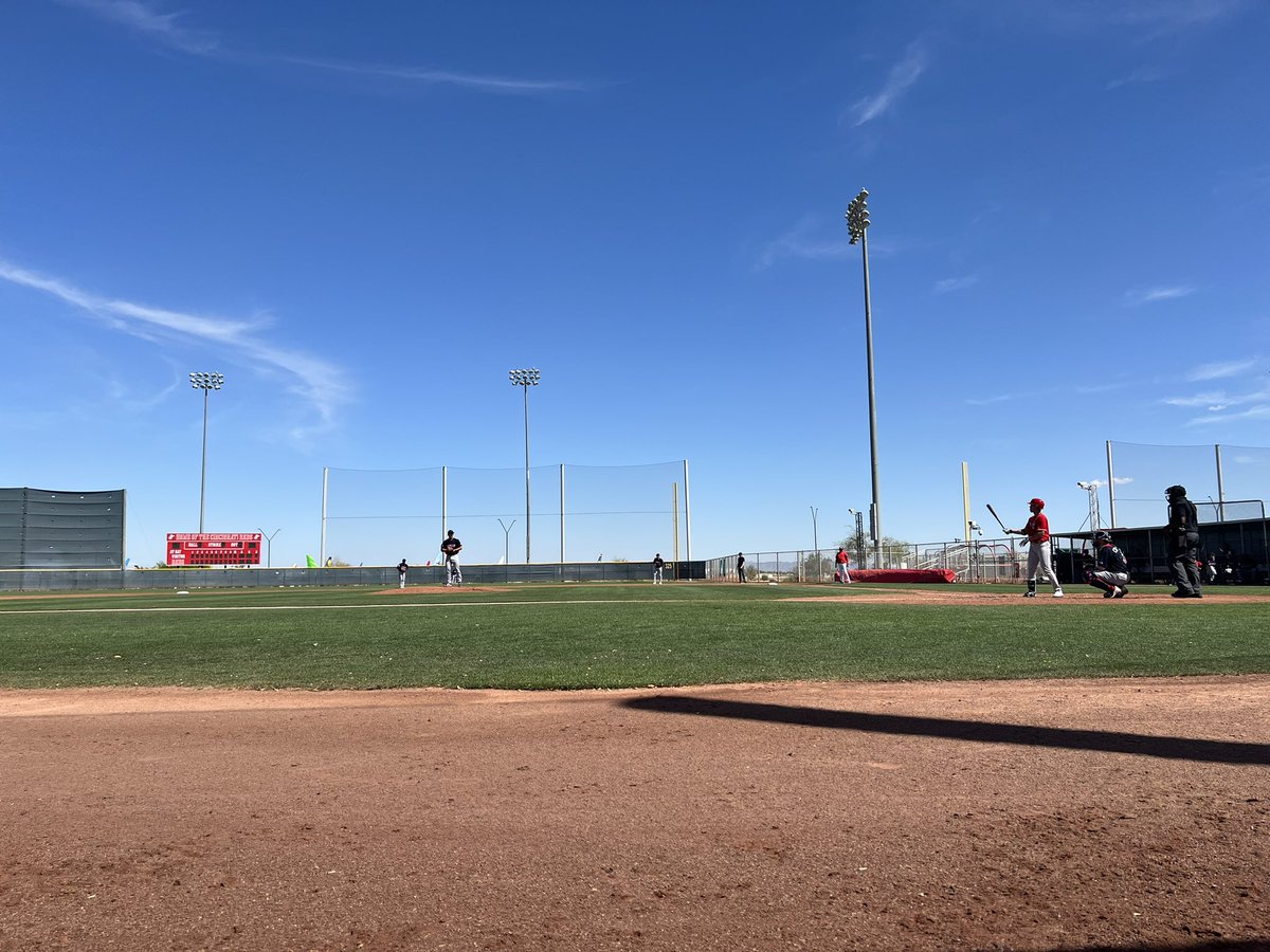 RedlegsJapan's tweet photo. 秋山選手、本日はマイナーのガーディアンズ戦に特別ルールで毎回打席に立ちました☀️ https://t.co/PxZhRWcL7v