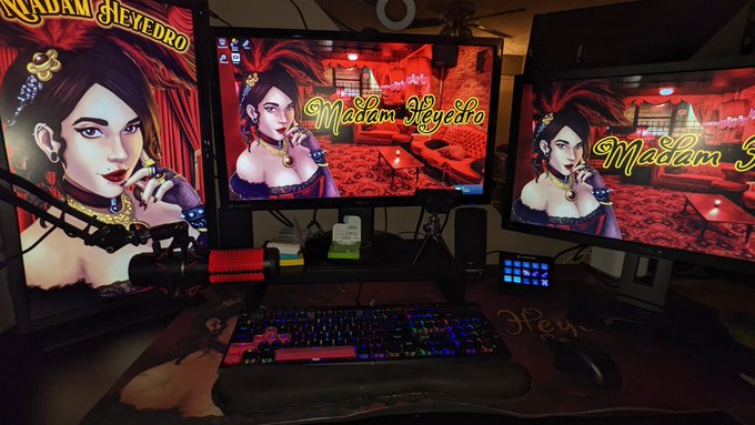 Got me 3 monitors now 🥰 https://t.co/4WvDD8ZGO8