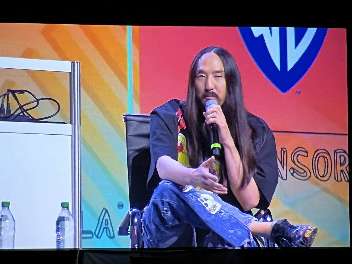 One of the best talks of #NFTLA so far was by @SteveAoki - the passion he had for #NFTs , Aokiverse , #Web3 , and the future for the #crypto community is inspiring