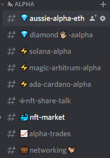 TheAussieAlpha's tweet photo. That a lot of #alpha.
Added a little something something for the fam! 🔥
#Ethereum #Solana $Magic #ADA #NFTs 
Recruiting 👀📈. https://t.co/rC9jxBvu7W