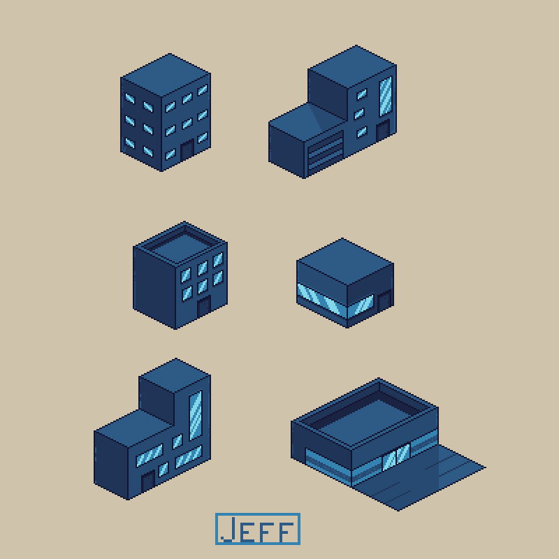 Jeffpixelart's tweet photo. All of these buildings were created with only 7 colors.
Wanna buy some of them? 
https://t.co/ksR5BH6sjU
#pixelart #gameart #indiedev #8bitart https://t.co/eZXgBOanNd