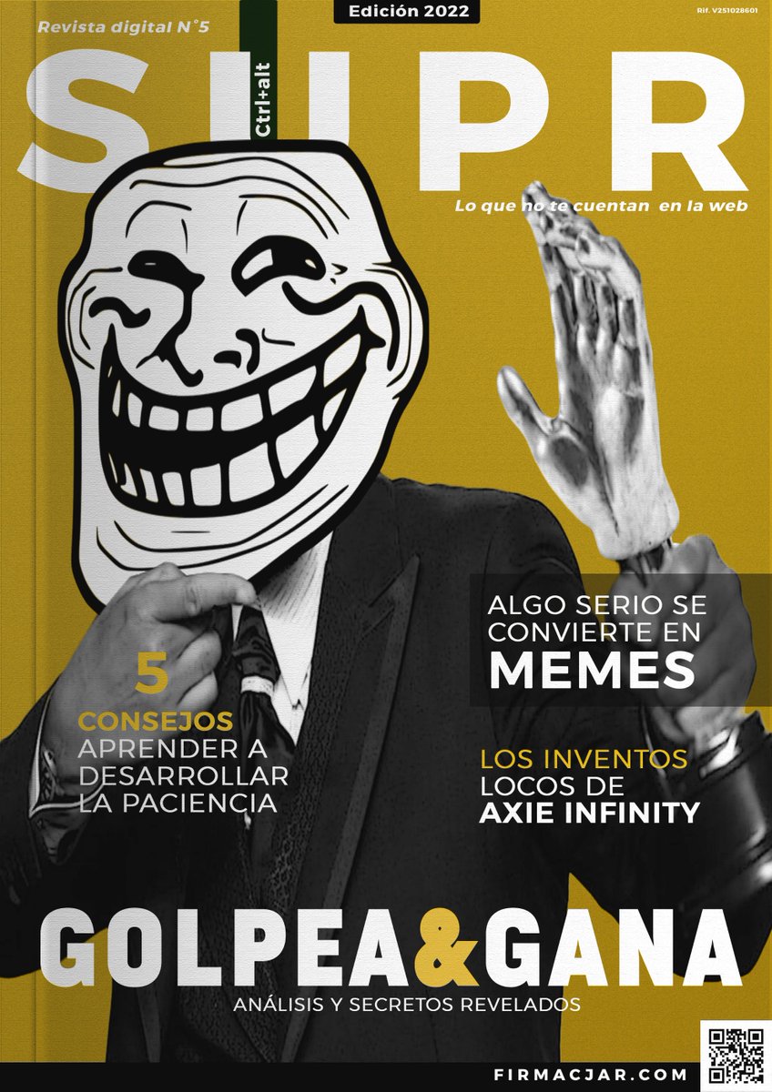 FirmaCjar's tweet photo. Cerramos el mes y ya saben quién se ganó la portada de nuestra revista 👋

#revistas #revistasdigitales #lososcars #Oscars2022 #WillSmith #analisis #OpinionesCompletas https://t.co/vifWU2j5Rf