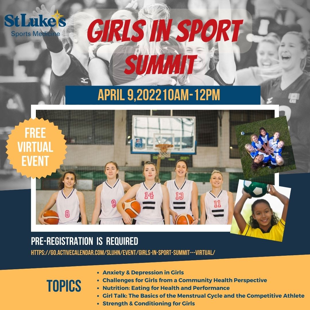 UPDATE: Registration is now live for our upcoming Girls in Sports Virtual Summit on April 9th!

This is a FREE event!

ow.ly/1rFL50IwHLu