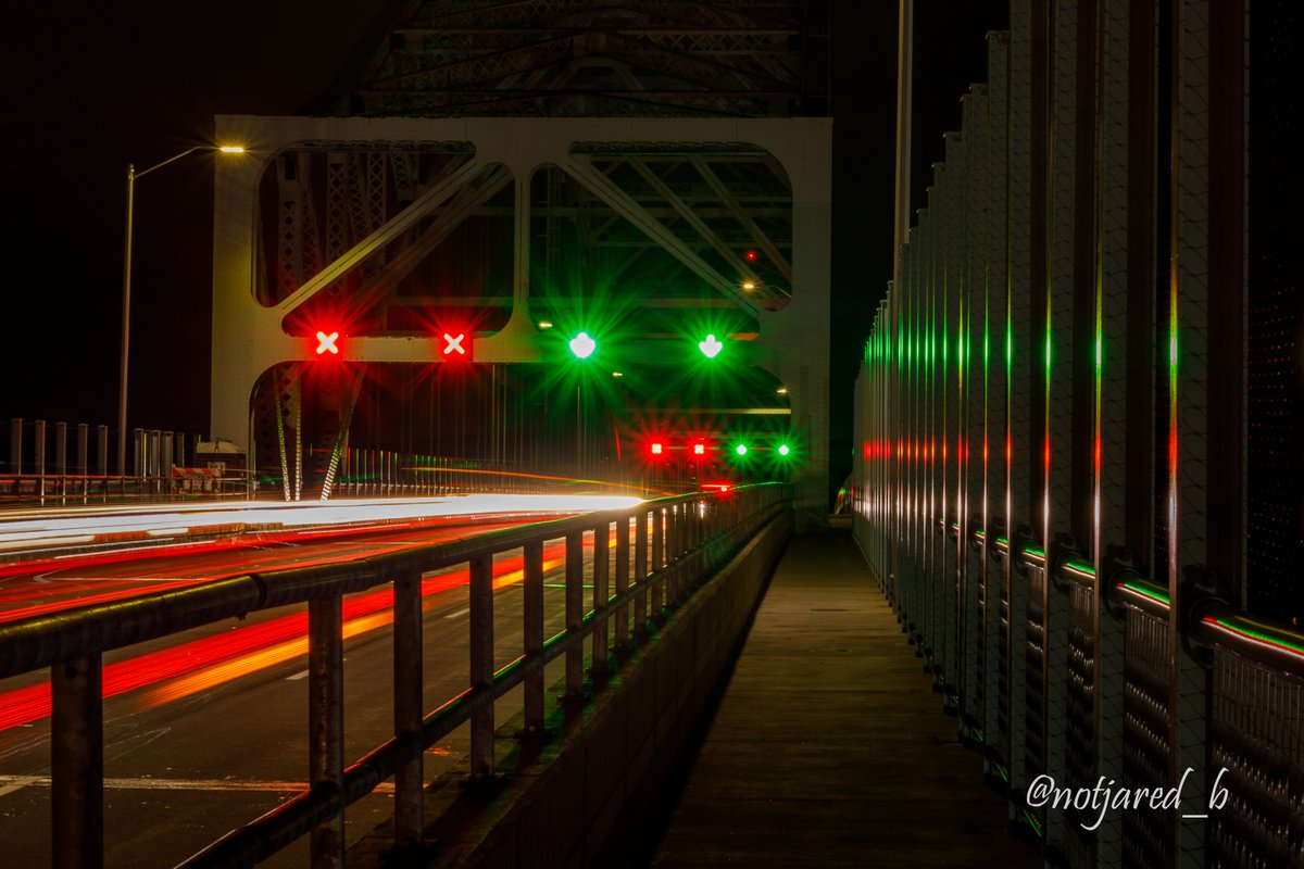notjared_b's tweet image. 2nd #marchreflectionchallenge entries for the day with some night shooting and lights reflecting off the bridge.
