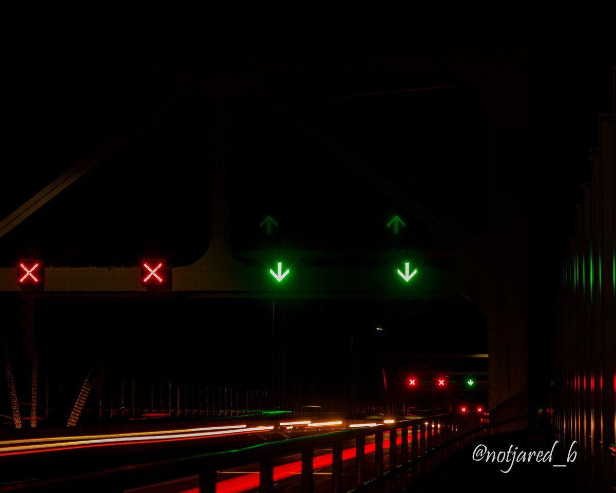 notjared_b's tweet image. 2nd #marchreflectionchallenge entries for the day with some night shooting and lights reflecting off the bridge.