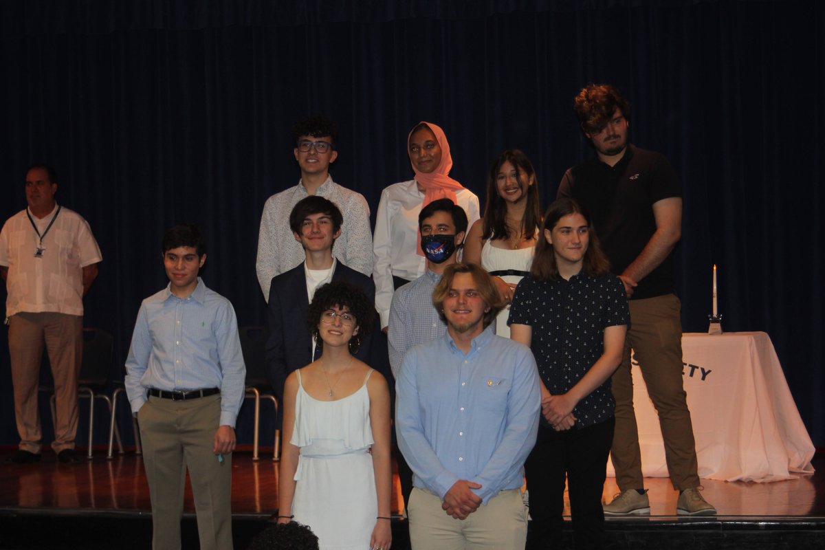 Today we held our first in-person induction ceremony for the first time in 2 years. Our NHS Chapter is honored to welcome 49 new members dedicated to scholarship, character, leadership, and service. Congratulations to our new members and officers!