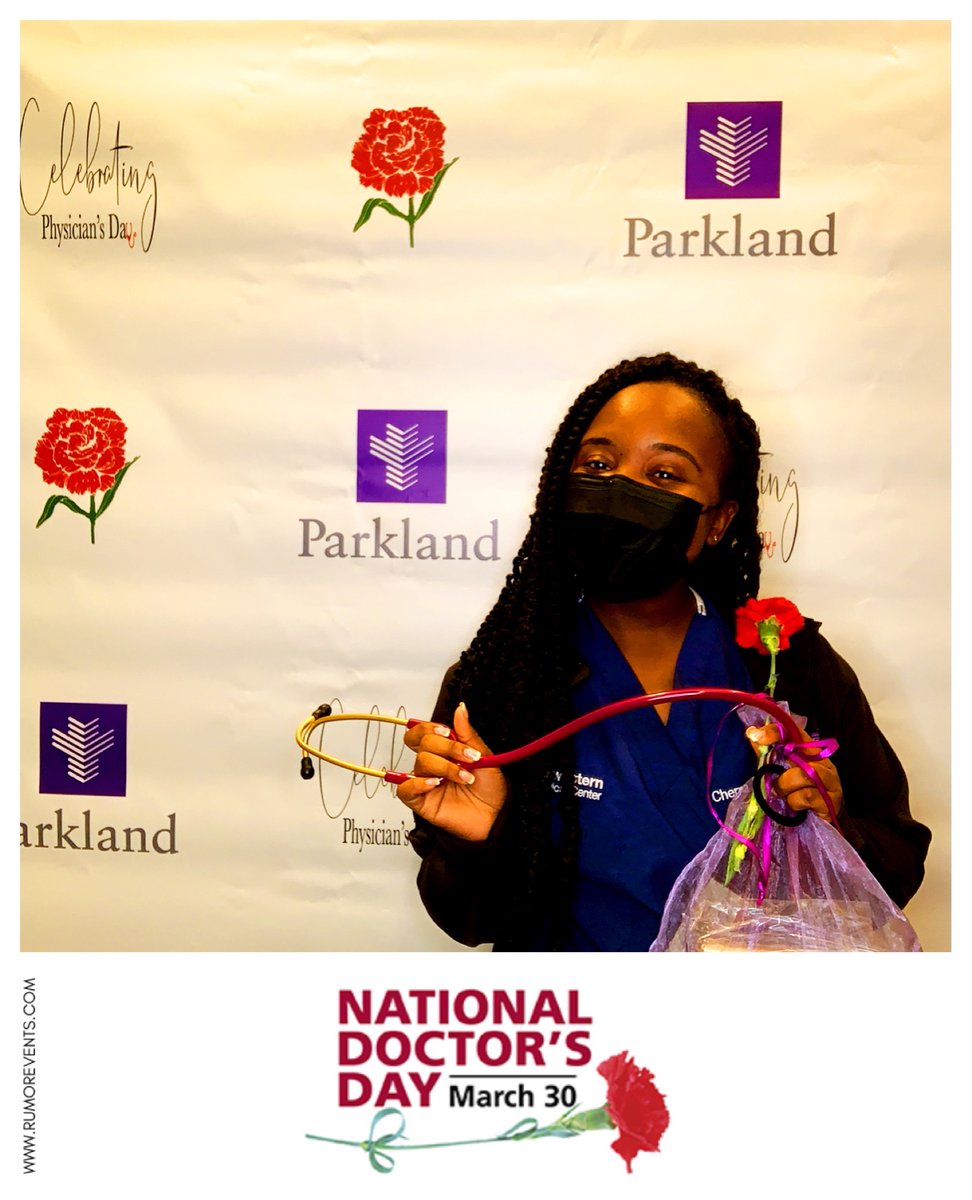Celebrating National Doctor’s Day at the one and only <a href="/Parkland/">Parkland Health</a> hospital.