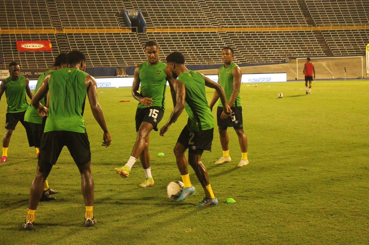 jff_football's tweet photo. Letโs finish strong ๐ช๐ฟ
.
#QatarMotivated #JAMHON #ReggaeBoyz #JFF_Football https://t.co/RDCXoJbs2P