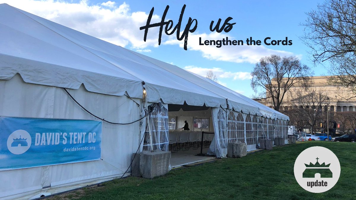 WHOPDC's tweet image. Help us lengthen the tent cords! - mailchi.mp/davidstentdc/l…