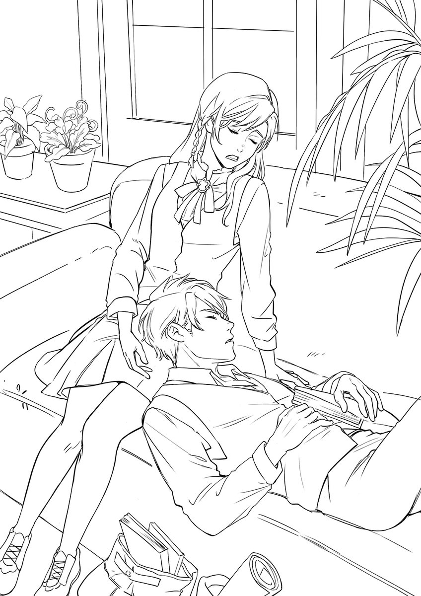 [oc] sleepy / wip

Made this a while back. Will color it eventually 