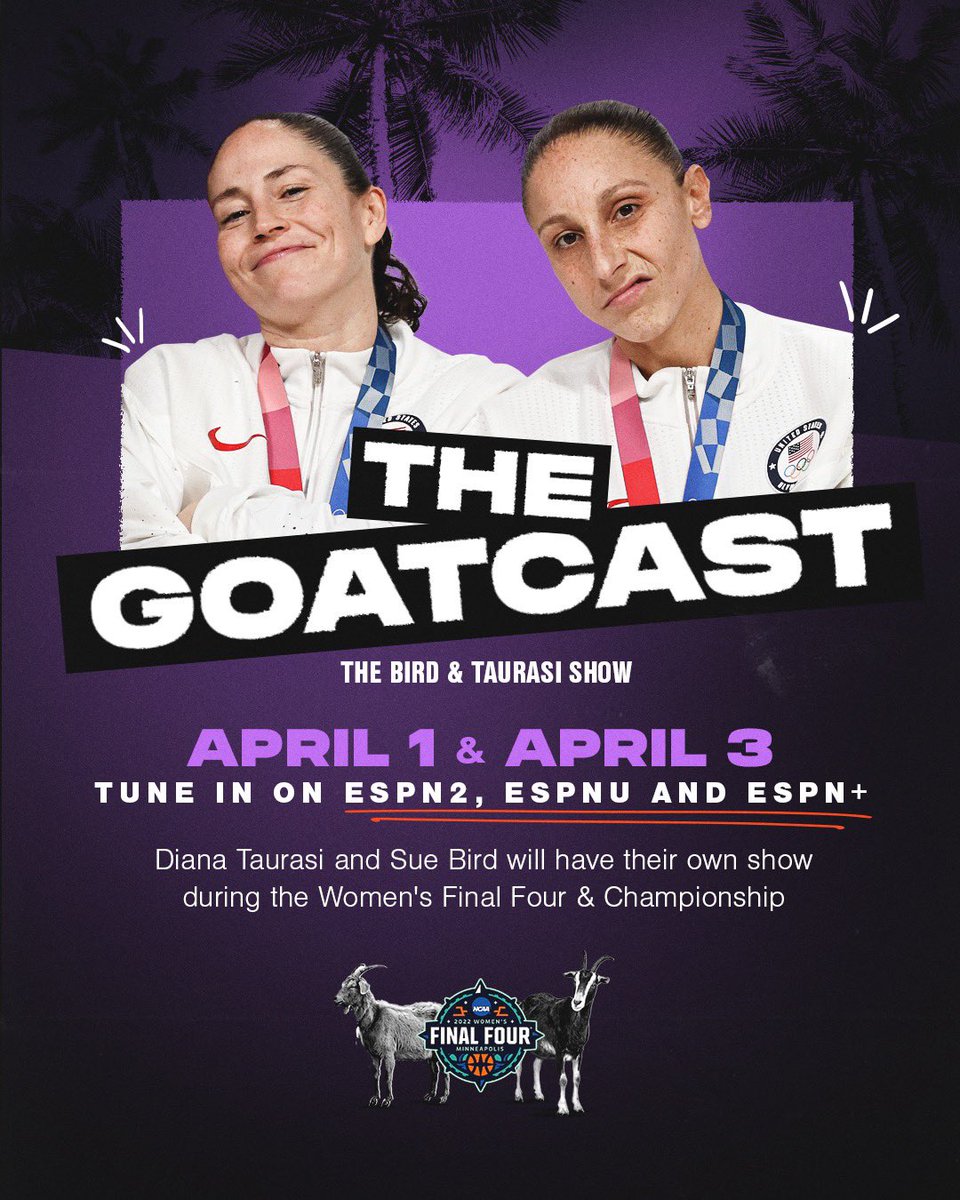 PhoenixMercury's tweet photo. From IG Live to National Television 📺

The duo will host their own show across @espn networks, live from the Target Center in Minneapolis! https://t.co/uWeJ4ukqcr