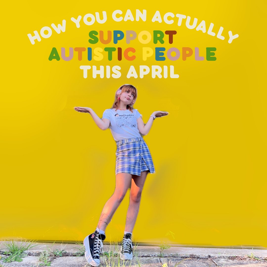 HOW TO ✨  ACTUALLY✨ SUPPORT AUTISTIC PEOPLE DURING AUTISM 'AWARENESS' MONTH.
A very necessary thread: