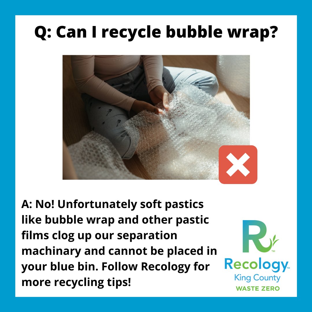 Plastic Film Recycling Can I Recycle Bubble Wrap Plastic Film