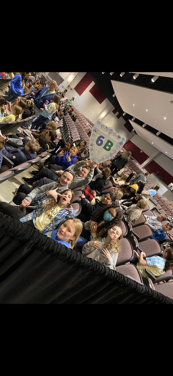 MsDacchille's tweet photo. Awesome assembly today!!! The kids had so much fun and were so excited to see that they were leading in the March Madness week. Way to go 6B! @MrsStaub307 @KrDucker @INT_PRINCIPAL https://t.co/i5IHV421qs