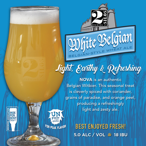 2SilosBrewingCo's tweet photo. White Belgian is BACK, just in time for Spring! Enjoy this refreshing ale today during Happy Hour from 4-7 PM
#local #craftber #belgian #wheat #2Silos https://t.co/Tm8ZcOi4qz