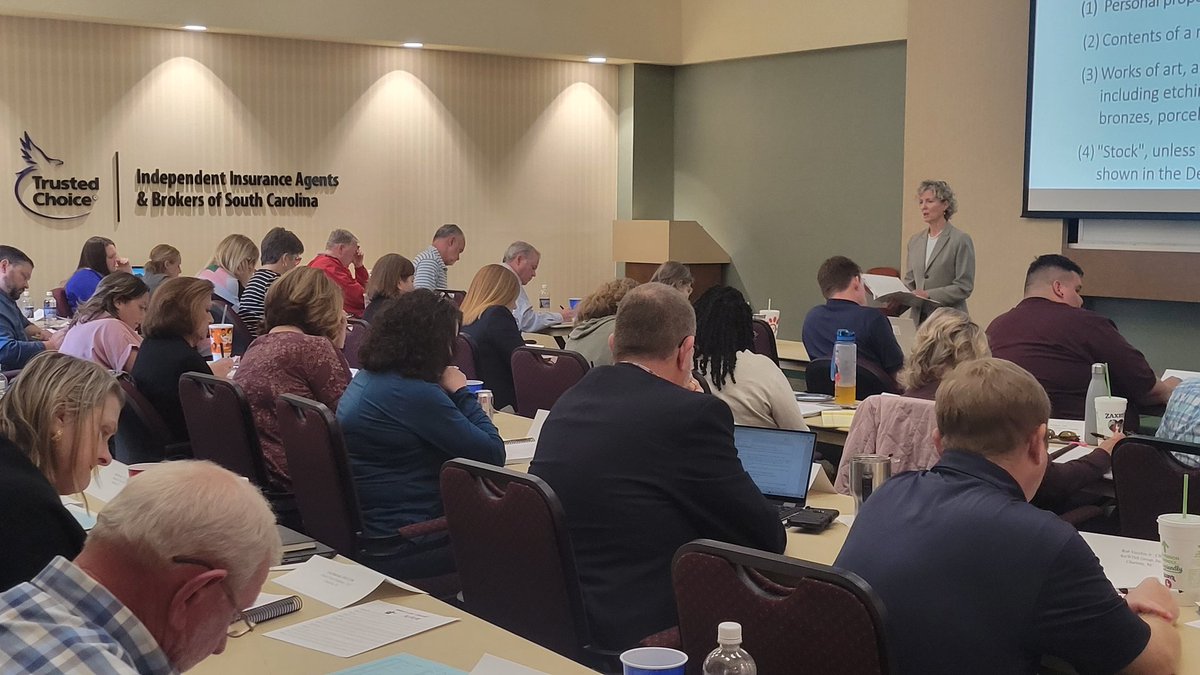 BeckyMcCormack1's tweet photo. A full-house for our CIC Commercial Property Institute in Columbia! Great discussion and participation! Go to https://t.co/dkbpYu71pi for a full schedule of our in-person and Virtual Institutes. https://t.co/o8csc5tkGW
