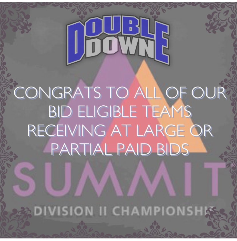 So very proud and excited that all our eligible Summit teams will be taking the climb together 💙🖤
