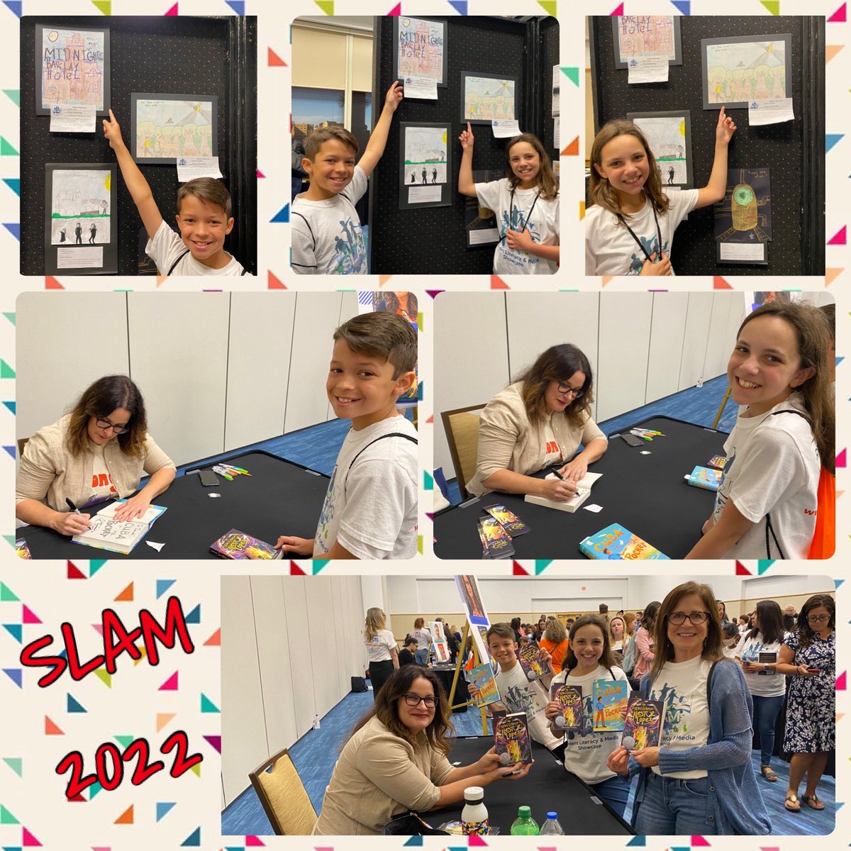 GoodmanBesece's tweet photo. Great to be back at SLAM 2022! Kids wore smiles all day! @Bryan_Bulldogs @hubofschool @HCPS_SLAM @HillsboroughSch @acuevaswrites @g_neri #creativity #writers #WhatIf https://t.co/aEY4bq5FcR
