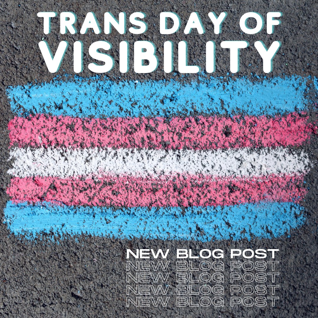Tomorrow, March 31 is Trans Day of Visibility. TDoV is a day to celebrate the accomplishments of trans and gender nonconforming people and to raise awareness of the ways that trans people continue to face oppression. Full blog post here ok2bme.ca/tdov-more-than…