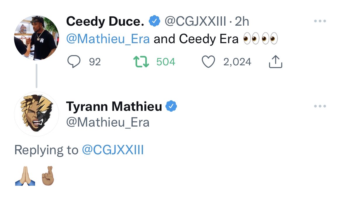 BrendenErtle's tweet photo. I mean, come on @Saints 

Let’s make it happen. @CGJXXIII @Mathieu_Era https://t.co/pyfgpon8tb