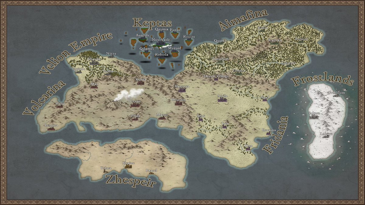 KosLaniakea's tweet photo. I FORGOT TO POST THIS BUT HERE IS THE FULL MAP OF RYUIAH! (OUR HOMEWORLD)
#KosLaniakea #aspectart #aspectlore https://t.co/cTL4eKb5Te