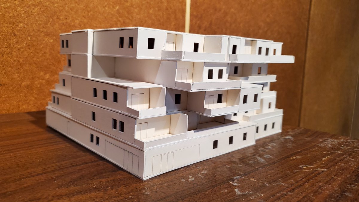 SIUArchitecture's tweet photo. Hey Salukis,

Check out the Architecture Juniors' models for their interpretation of the Owensboro Riverside Apartments project. Keep up the great work! https://t.co/Cz0UQUcNCL