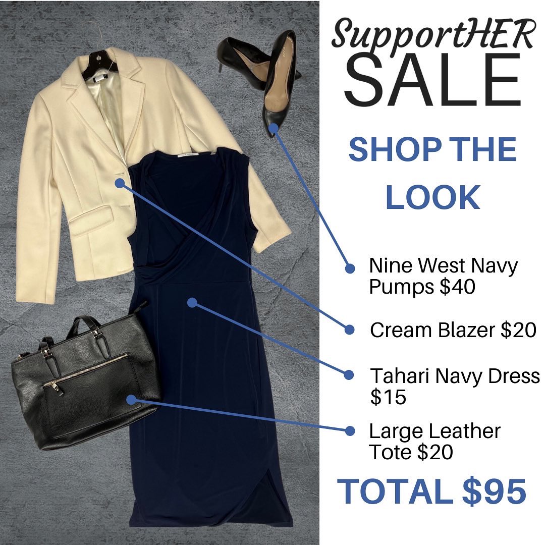 DFSOttawa's tweet photo. Only 2 more sleeps until our #SupportHER Sale doors open!

Join us at 200 Catherine St this weekend to #ShopTheLook like this stunning interview-ready outfit put together by volunteers!

https://t.co/SFo0vTyAxy

#ShopForYou #613fashion #OttawaStyle #OttawaFashion #OttawaEvents https://t.co/fKDo5lo6Zl