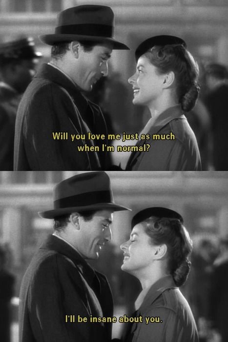 literlandweb1's tweet image. &quot;¿Me querrás cuando sea normal?
Estaré loco por ti&quot;.
&quot;Recuerda&quot;, Alfred Hitchcock