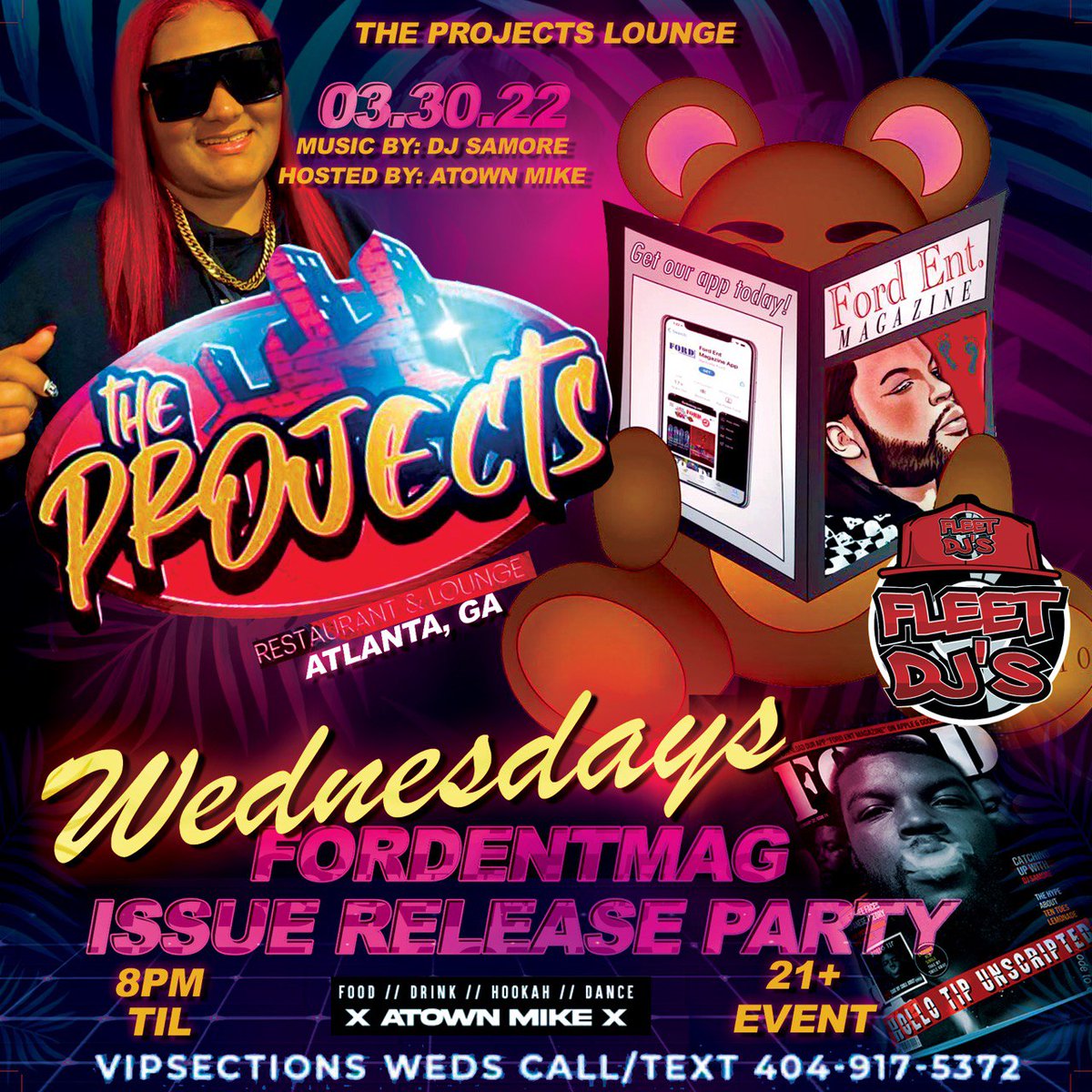 fleetdjsmag's tweet photo. Tonight @fordentmag is in Atlanta at #Theprojectslounge celebrating our newest issue with live performances. 🤘🏾🔥 Pull up. ‼️ #fordentmag #fleetdjs #fleetnation #fleetdjsconference https://t.co/JdKFUgVryy