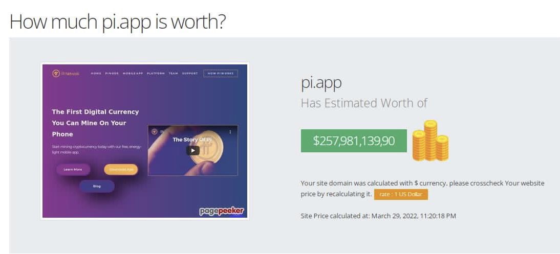 ndike_o's tweet photo. Pi Network App Domain Name was bought for $10000 in 2019 and now the Domain worth $257,981,139,90. Don't Joke with your #Pi!!! https://t.co/7S8rHb2SFd